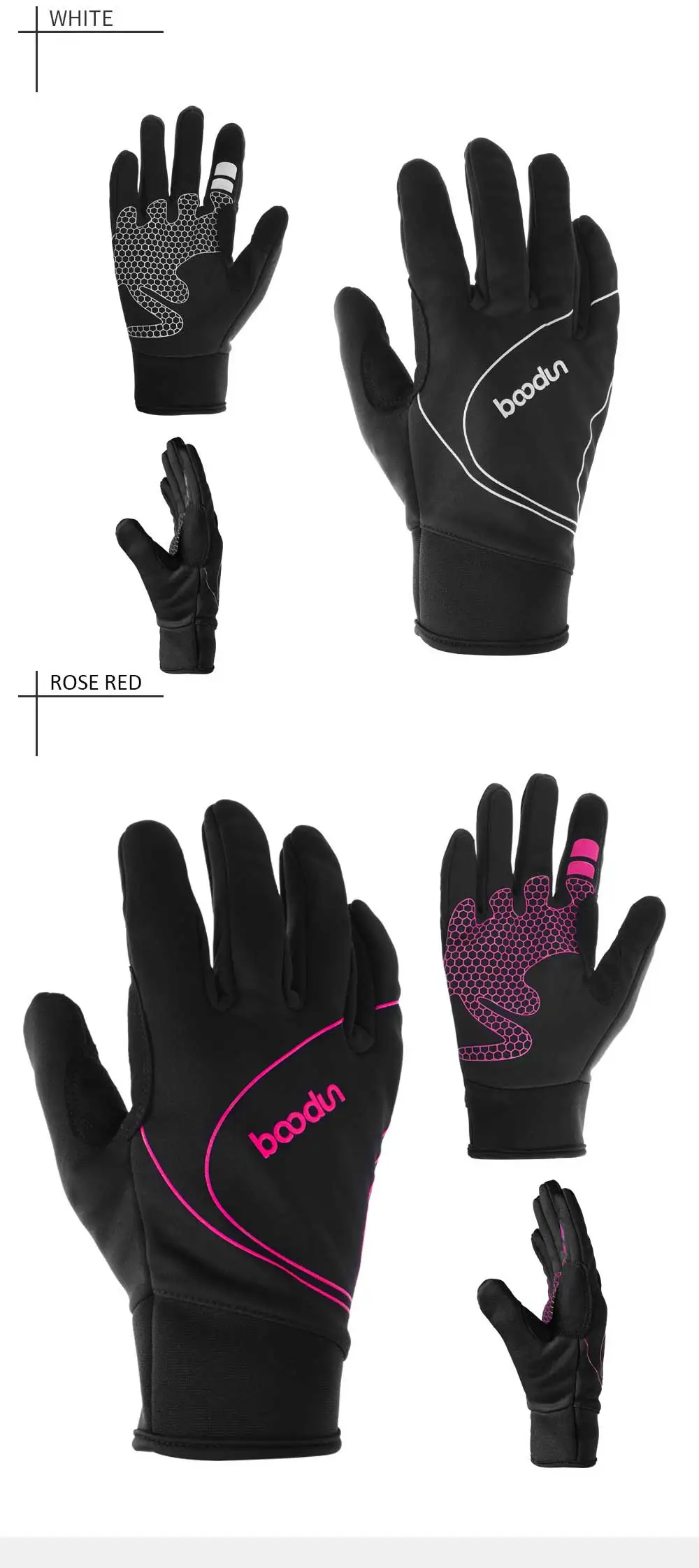 Boodun полный палец гантели тренажерный зал перчатки гири оборудование для бодибилдинга сенсорный экран ветрозащитный езда фитнес перчатки спортивные тренировки