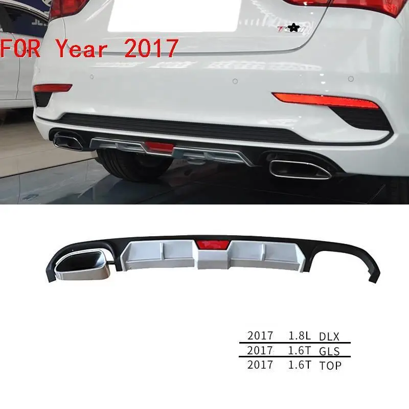 Стайлинг модификация Авто Automovil модифицированный задний диффузор передний тюнинг губ автомобильные бамперы 14 15 16 17 для hyundai Mistra