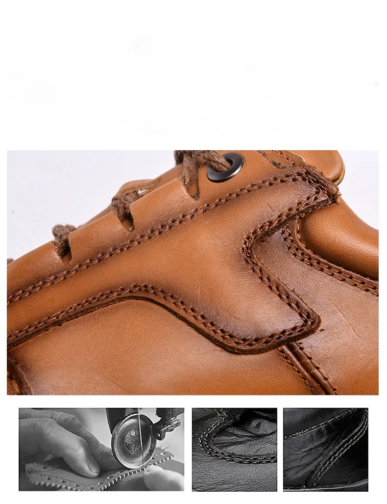 Genuine Leather shoes men winter Casual Shoes man leather flats Oxford shoes rubber Luxury fashion sneakers outdoor 38-50
