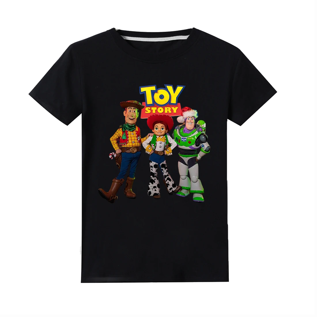 Toy Story 4/детская одежда для маленьких мальчиков хлопок, летние топы для девочек, одежда для маленьких мальчиков Рождественская рубашка Jojo Siwa - Цвет: T1171