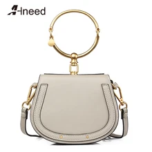 ALNEED, натуральная кожа, новинка, сумка-мессенджер, Корейская версия, дикая седельная сумка, круглая сумка, сумки через плечо