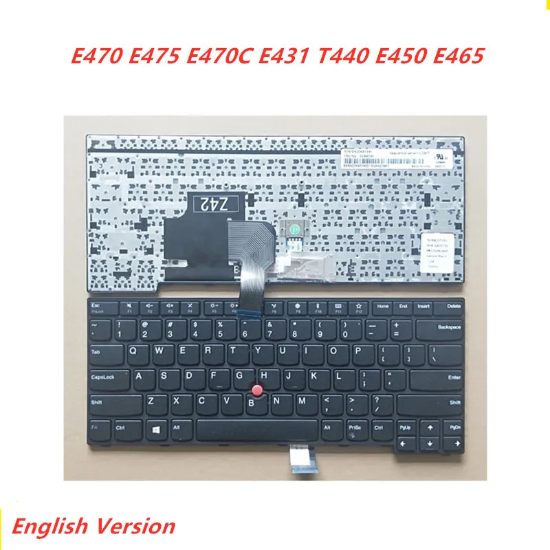 HT-ImEx - Tastatur Keyboard kompatibel mit Lenovo ThinkPad E460 20EH 20ET ThinkPad E450c ThinkPad E465 ohne Beleuchtung 20EU ThinkPad E460 QWERTZ ThinkPad E460 Deutsche 