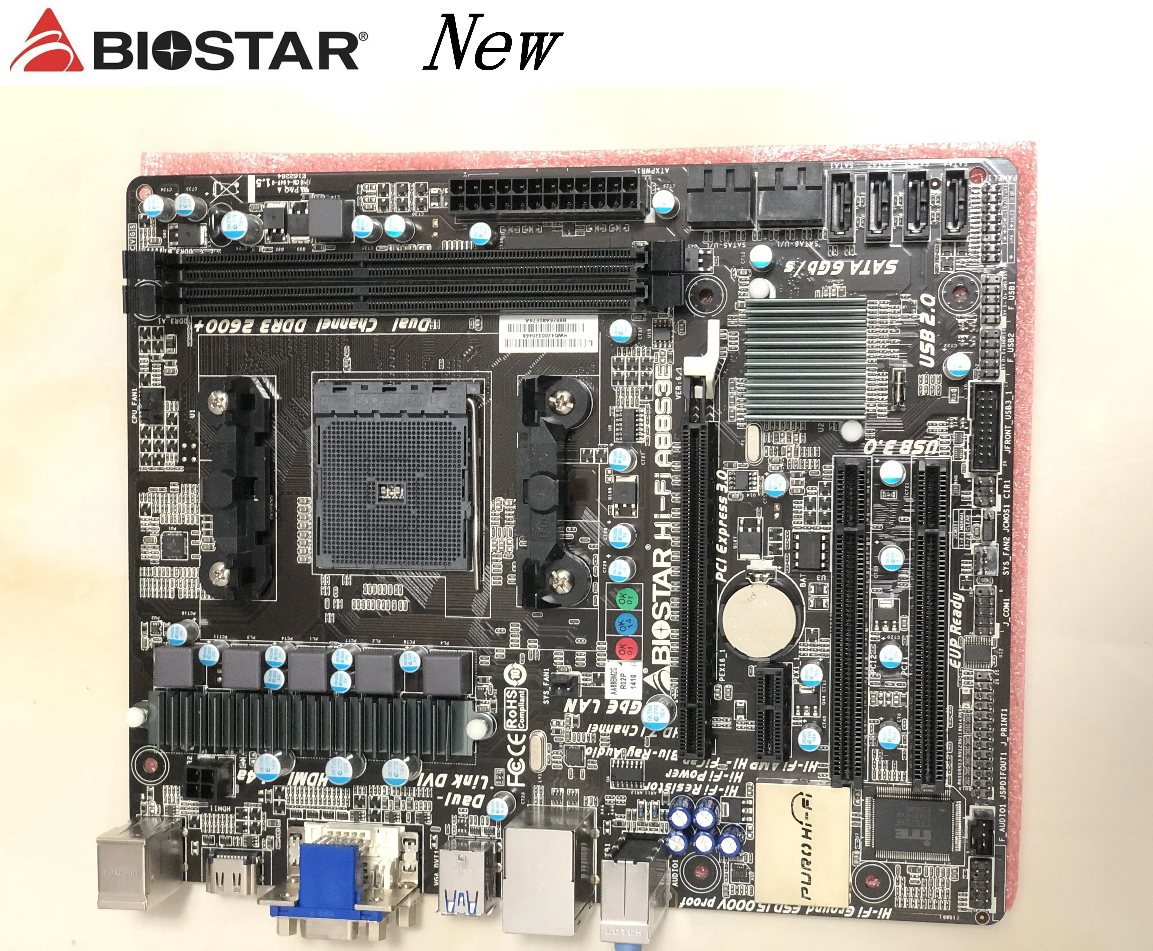 Б/у материнская плата для Biostar Hi-Fi A88S3E FM2 + DDR3 A88 настольного ПК | Компьютеры и офис