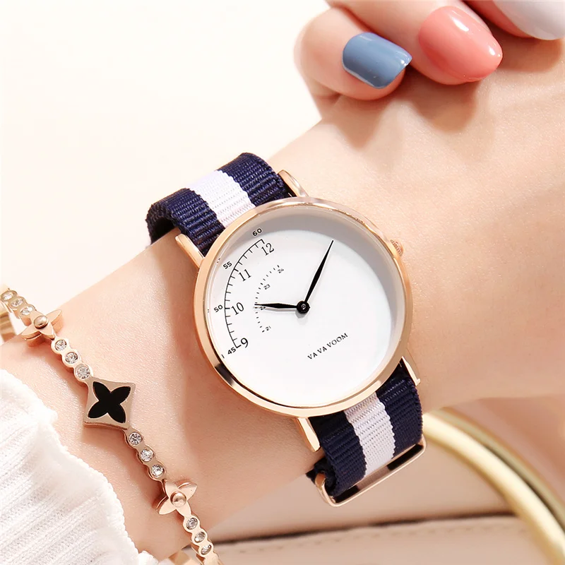

Personality Scale Dial Women Watches Waterproof Quartz Wristwatch Leather Strap Ladies Watch Luxury Fashion Relogio Feminino