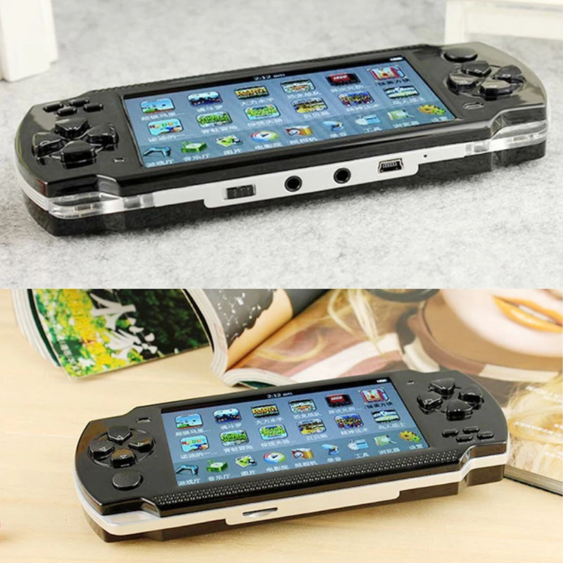 4.3inch Screen Handheld Game Player 8G Video Game Console Player Retro Mp4 Player Game Player Support Camera,Video,E-book