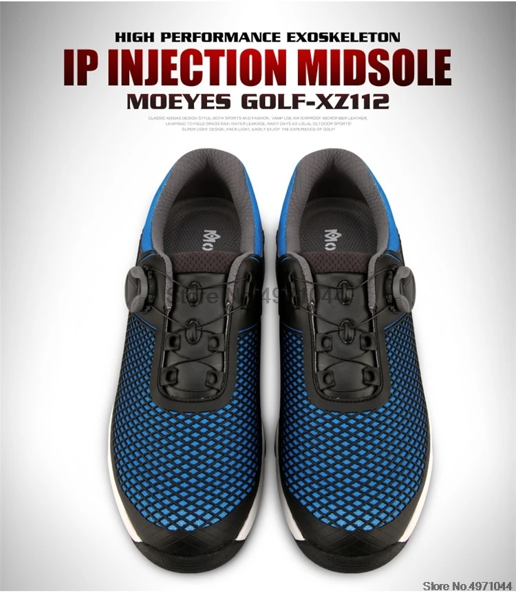 2019 Pgm Activities Nail Golf Shoes мужские непромокаемые Нескользящие кроссовки для гольфа/тенниса мужские вращающиеся шнурки легкие туфли D0704