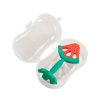 

Infant Kids Chew Tooth Toys Baby Dental Care Baby Teether Strengthening Tooth Training Safety Silicone Fruit Teethers For Baby