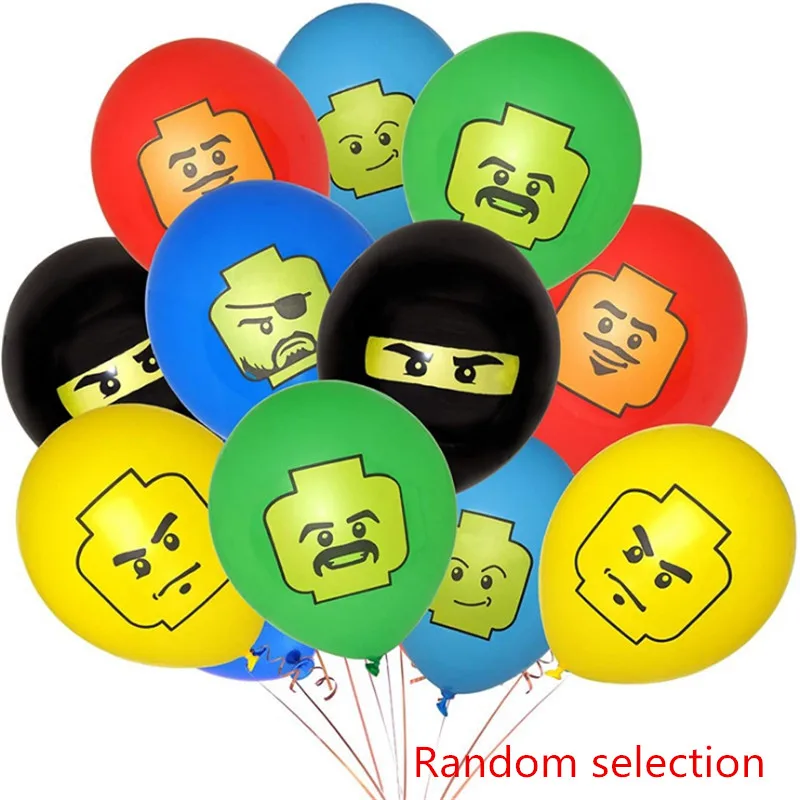 thumbnail image 1 of Globo de látex de 12 pulgadas para fiesta de bloques de construcción, decoración para baby shower, suministros para decoración de fiestas de cumpleaños infantiles, 1 of 5
