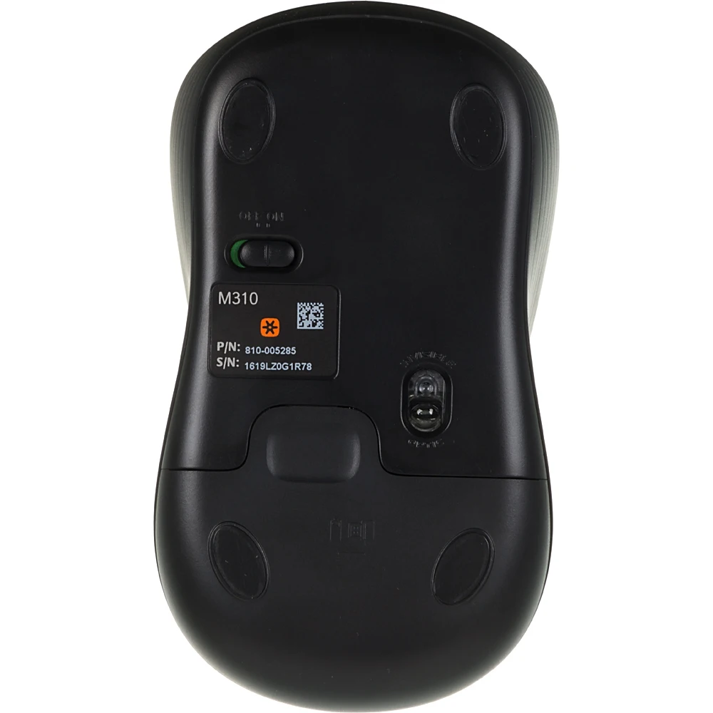 Мышь LOGITECH M310, беспроводная, USB, черный и серебристый