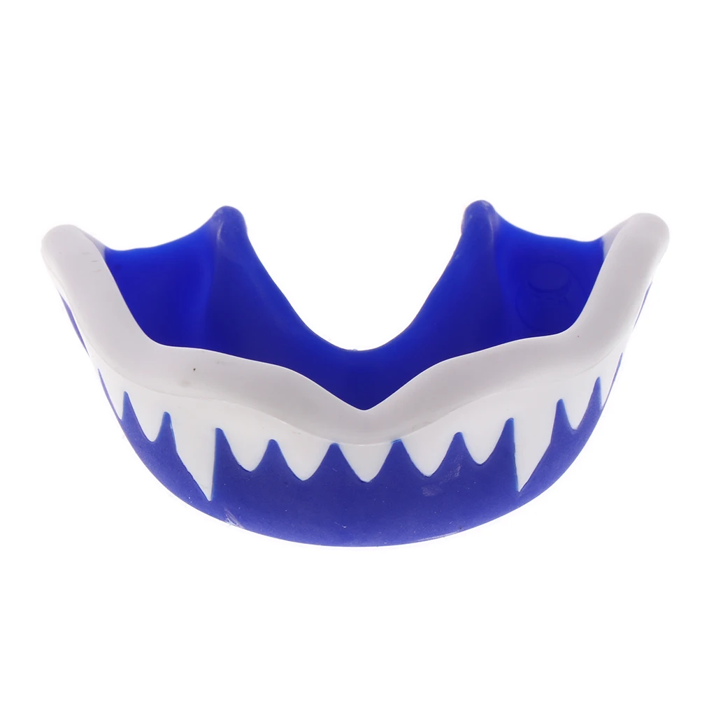 Синий Стиль рот guard Gum Shield Муай Тай боксёрские ММА зубы протектор регби кикбоксинг Футбол Спорт Капа - Цвет: Синий