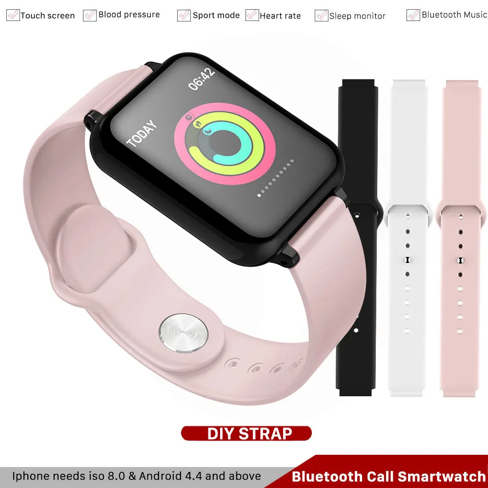  B57 IP67 Waterproof Smart Watch Cardiac Monitoring Multiple Sport Model Fitness tracker smartwatch  - 4000071364215