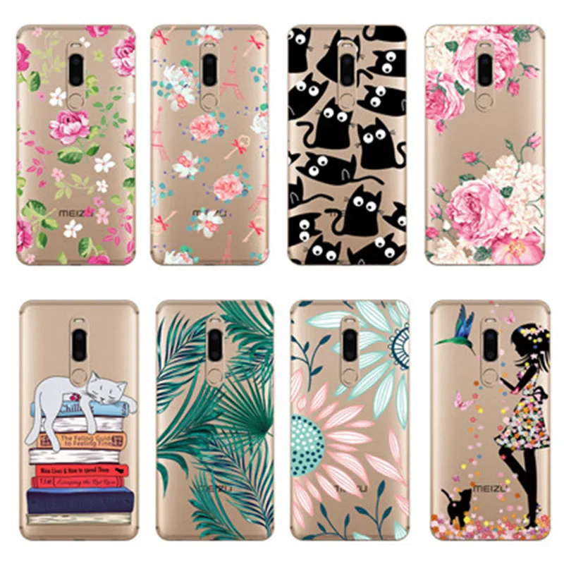 Мягкий чехол для Meizu M6T E3 M8 M6 Note M15 15 Lite 16 Plus 16X A5 Meilan S6 M5C Pro 7 8 9 V8 | Мобильные телефоны и