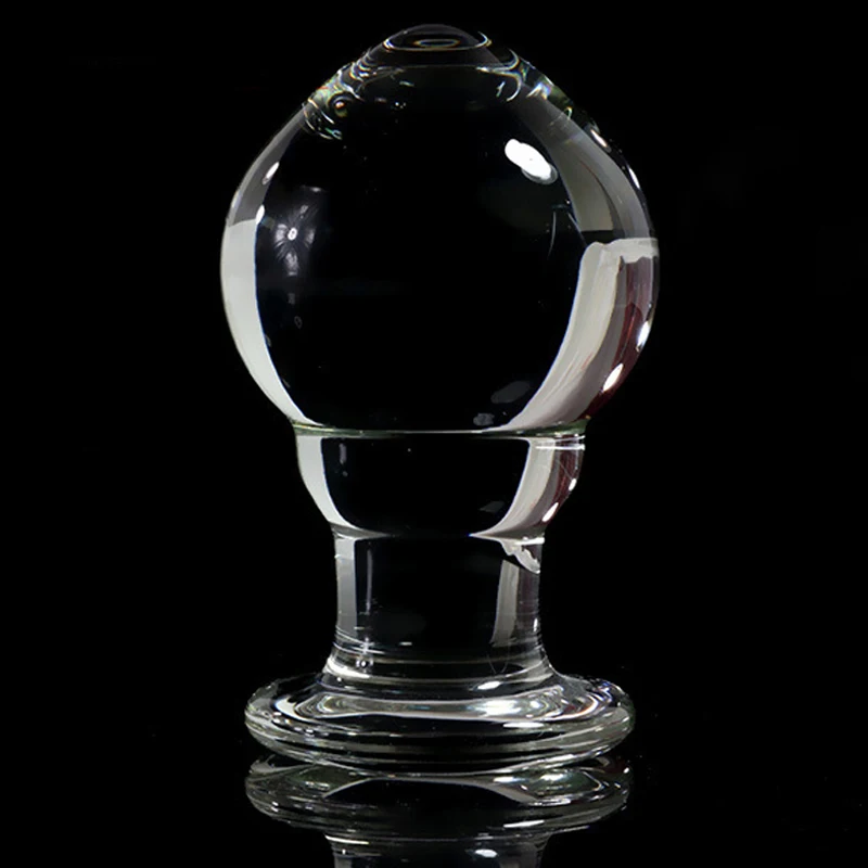 Large Glass Anal Plug G Spot Stimulator Anus Dilator Expander Adult Sex Toys For Woman Butt Erotic Goods Buttplug | Красота и