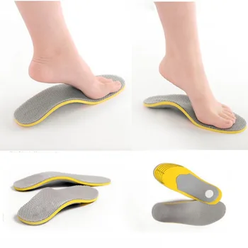 

1 Pair Comfortable Breathable Excellent Unisex Insoles Corrective Arch Support Shoe Insoles Flatfoot Pain Relief Foot Care Tool