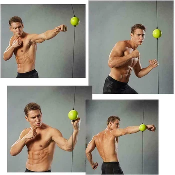 

PU Leather Punch Bag Fitness Training Noise Control Hanging Adults Boxing Speed Ball Exercise Sports Equipment Round Suction Cup