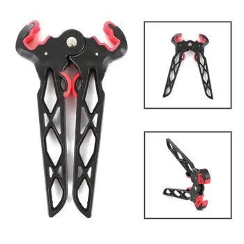 

1PC Archery Recurve Removable Compound Bows Kick Stand Holder Bracket Bow Stand Hunting Bow Holder Rack Support Folding