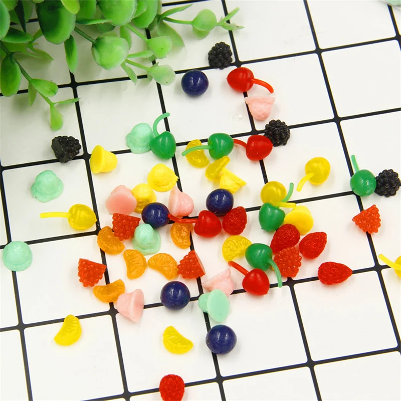 Pretend Food Toys Pretend Kitchen Toys Kitchen Toys Doll House Toys 20pcs Miniature Fruit Toys Artificial simulation Cherry For Dollhuose Accessories Kitchen Play