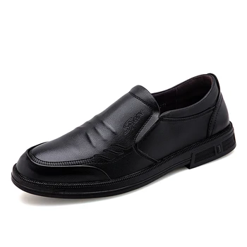 

Brand 2019 Spring Leather Men Shoes Oxford Casual Classic Sneakers For Male Comfortable Fashion Business shoes Size 38-43 *3371