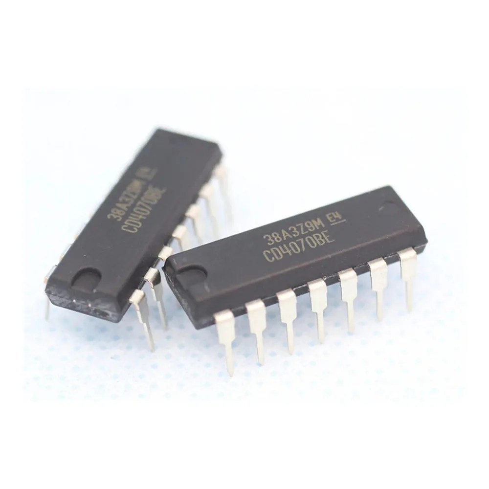 

10 шт. CD4070BE DIP14 CD4070 DIP 4070BE DIP-14 Новый и оригинальный IC