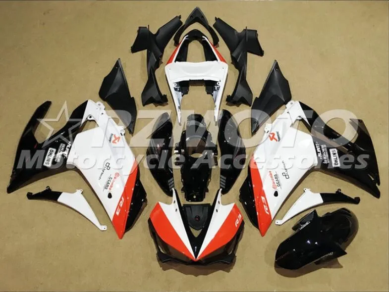 4 подарки стиль ABS литьевая форма мотоцикл Обтекатели подходит для YAMAHA R3 R25- 15-19 Кузов Набор красный черный белый - Цвет: Red white black