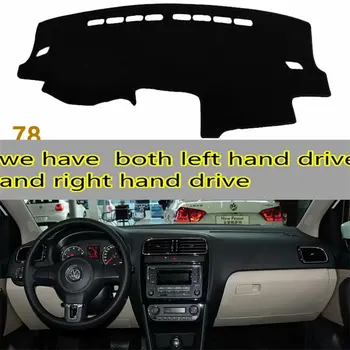 

For Volkswagen VW Polo GTI 2010 2011 2012 2013 2015 2016 Dashmat Car-styling Accessories Dashboard Cover Car Carpet Dash Mat