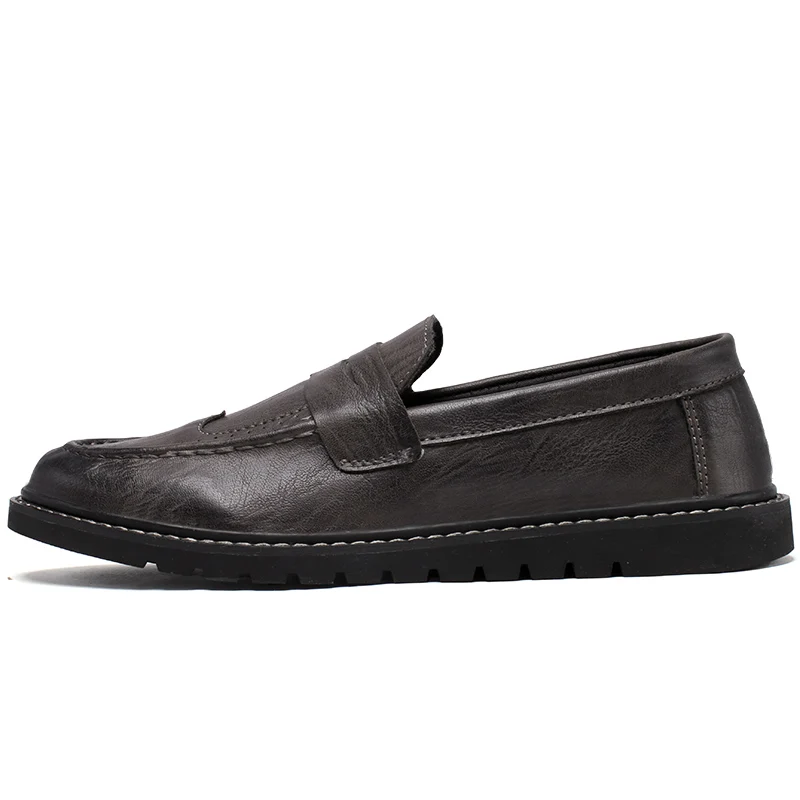 spring and autumn British style leather casual shoes men's shoes casual lightweight simple classic fashion business shoes