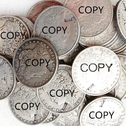 

US Full Set(1878-1921) 28pcs Morgan dollar Silver Plated Copy Coins