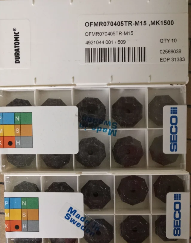 10 шт. вставки карбида OFMR070405TR-M15 MK1500