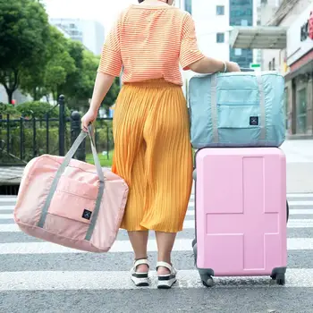 

Travel Bag Storage Bags Hand Luggage Large Casual Clothes Storage Organizer Case Suitcase