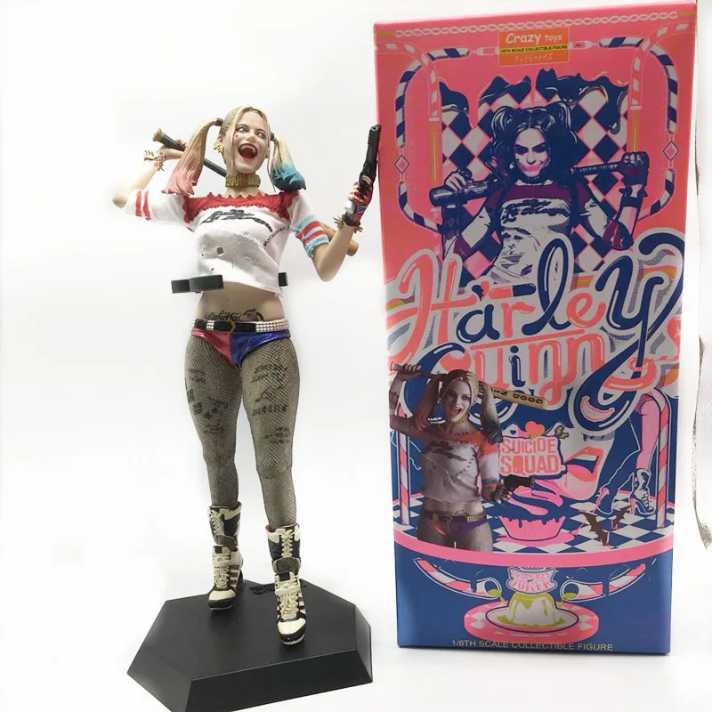 1//6 Supermad Toys Crazy Harley DC Suicide Squad Harley Quinn Deluxe Version New