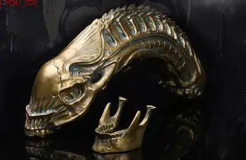 

Modern art form High precision alien skull resin model Star Wars simulation resin skull Halloween head culpture statue