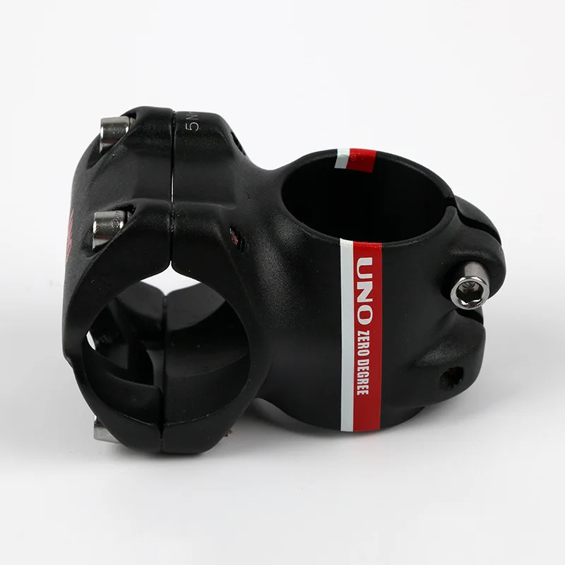 

Uno Mountain Bike Downhill Ultra-Light 0-Degree Short Stem 35/45 Size Stand Pipe Dull Polish Aluminum Bike Handlebar
