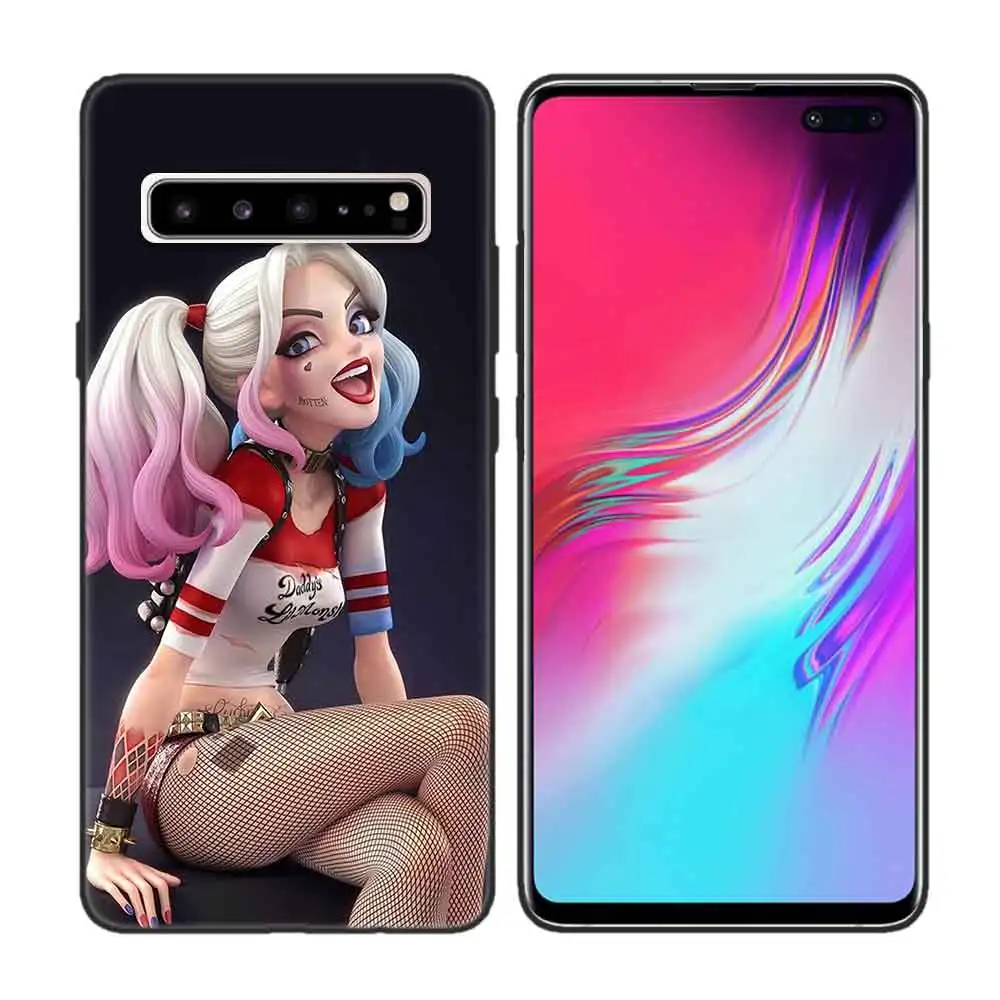 Прозрачный Черный мягкий силиконовый чехол для samsung Galaxy S7 S8 S9 S10 5G S10E J4 J6 J8 M20 Note 8 9 10+ Edge Plus тату Alice Ari - Цвет: Прозрачный