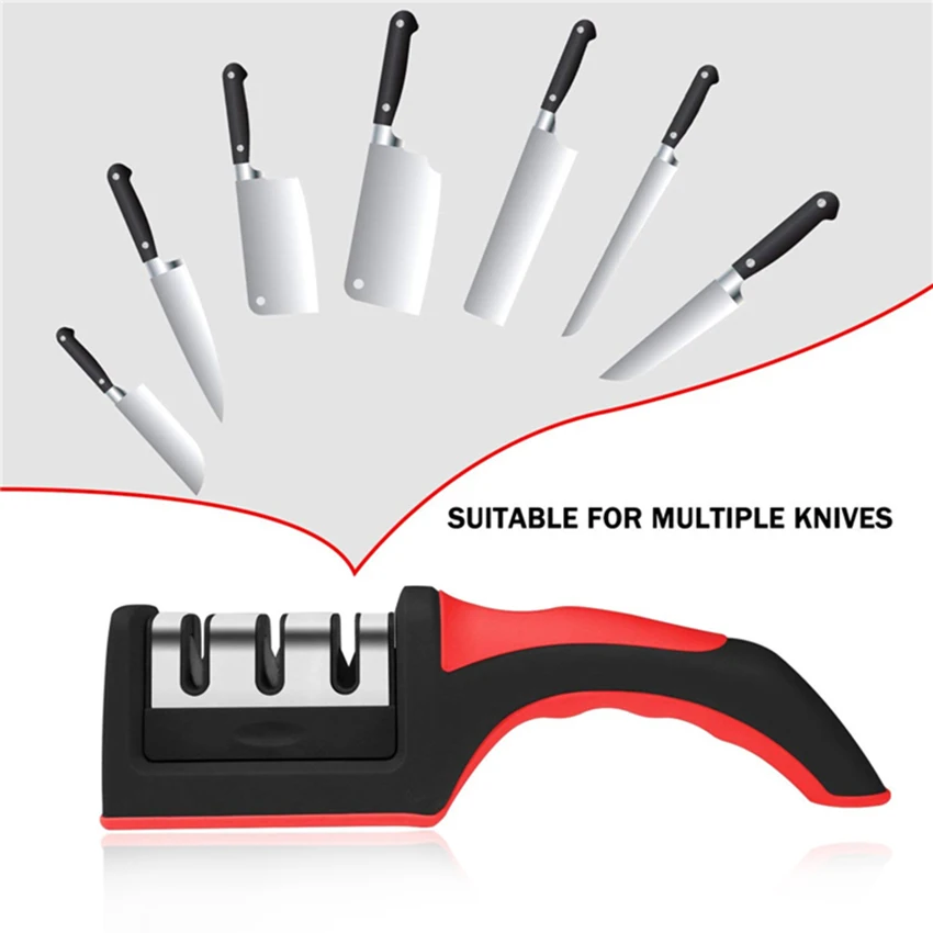 

3 Stages Professional Knife Sharpener Diamond Quick Professional Sharpener Manual Knife sharpening Tools Sharpening Stone