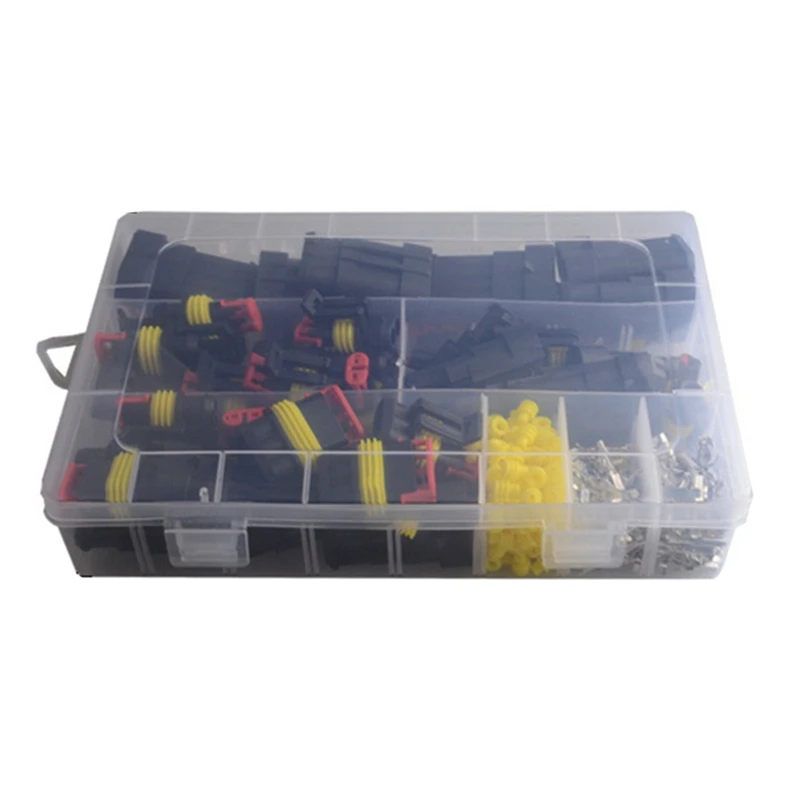 

Waterproof Automotive Wire Connector Plug 1-6P With Fuse Electrical Equipment Female Male Way AMP Super Seal