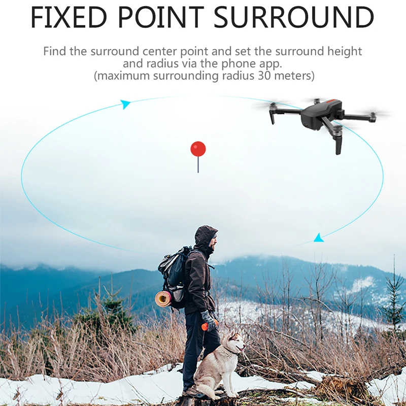 LAUMOX W10 gps Дрон 5G wifi FPV с камерой 4K HD бесщеточный мотор селфи складной Радиоуправляемый Дрон Квадрокоптер вертолет Дрон Vs SG906