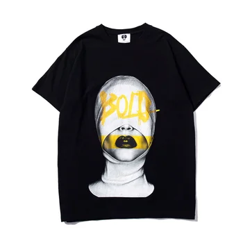 

20SS Beauty Pattern Letter Print Men and Women Tshirts O Neck Loose Cotton Streetwear Summer T Shirt Short Sleeve Hip Hop Tees