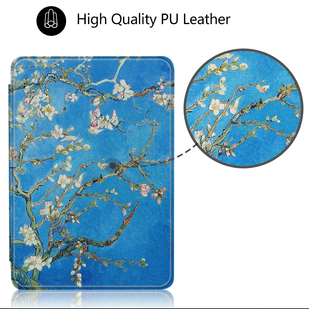 Чехол для amazon kindle 4 Магнитный чехол-книжка для amazon kindle 5 6 “e-reader защитный чехол+ Бесплатный подарок