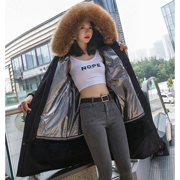 Preise Lange Parka Jacke Weibliche Winter Echt Kaninchen Pelz Mantel Mode Luxuriöse Mantel 2020 Neue Ankunft