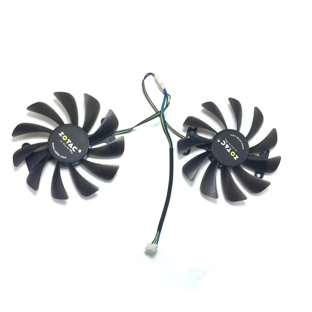 

95MM 4PIN GFM10012H12SPA GAA8S2U Cooling fans For ZOTAC GTX1070/1080 AMP ED 8GB As Replacement DIY FANS video card fan GPU
