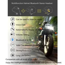 Беспроводной Мотор шлем Bluetooth гарнитура мотоциклетный шлем наушники двойной стерео динамик Handsfree музыкальные наушники для