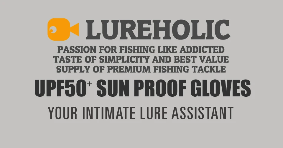 Перчатки Lureholic для рыбалки, защитные, профессиональные, не скользящие
