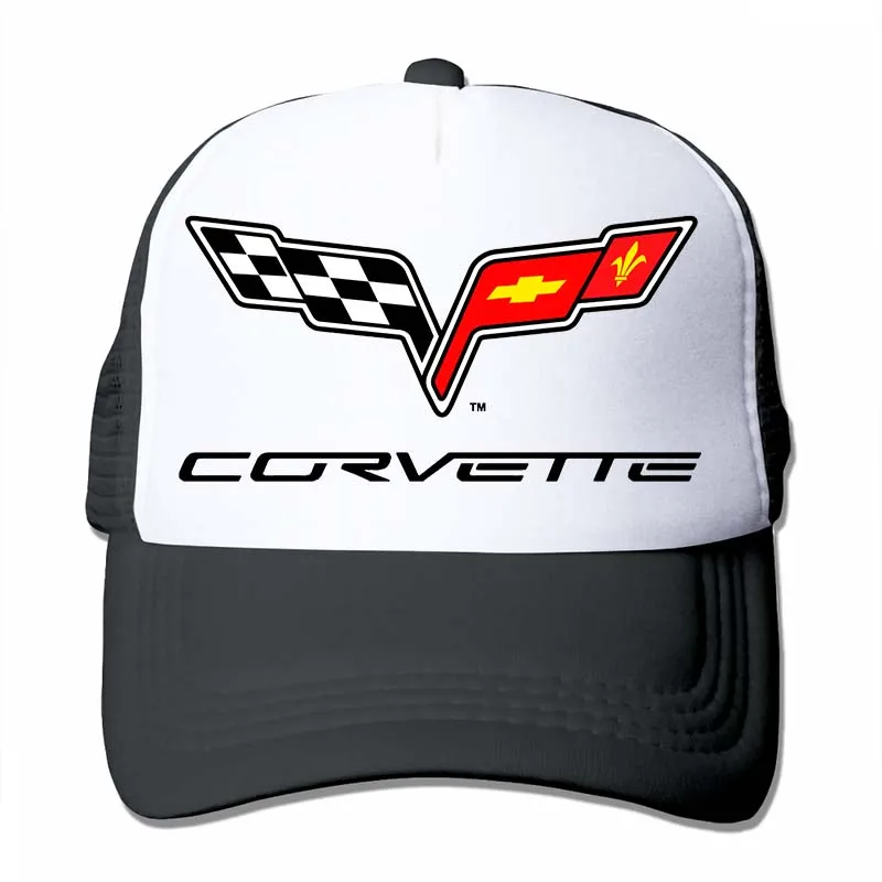 Chevrolet Corvette бейсбольная кепка для мужчин и женщин, Кепка-Дальнобойщик, модная Регулируемая Кепка - Цвет: 4-Black