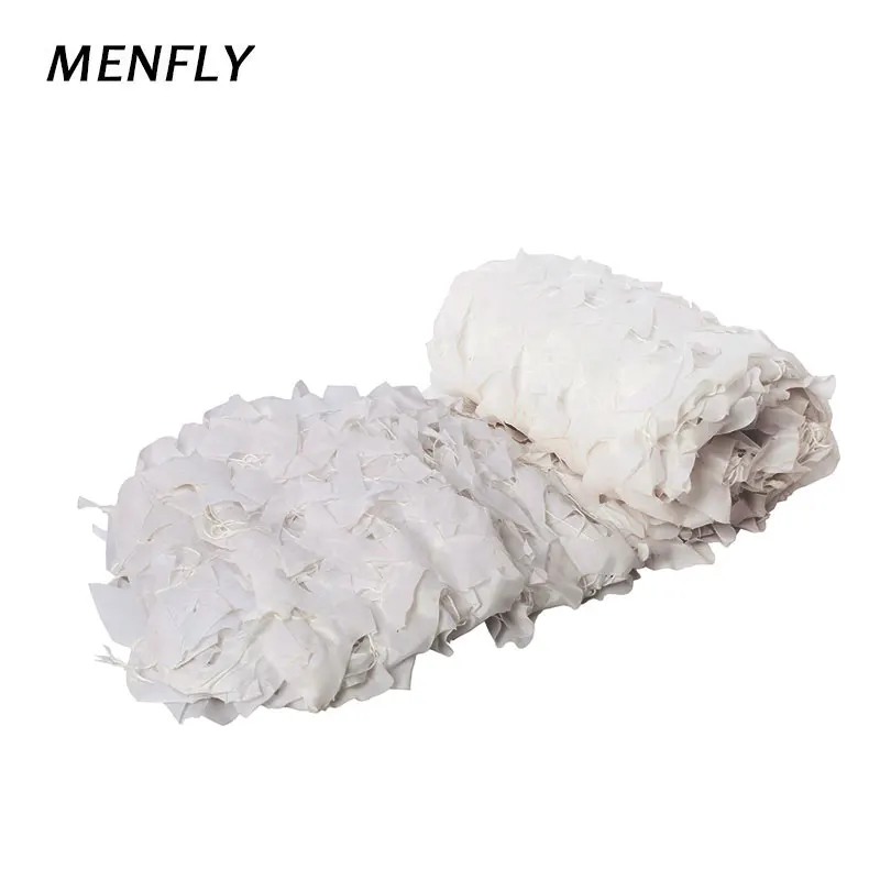 

MENFLY 1.5M with Gridlines White Outdoor Wedding Dress Up Snow Awning Camouflage Net Marry Collocation SunShelter Shade Tent