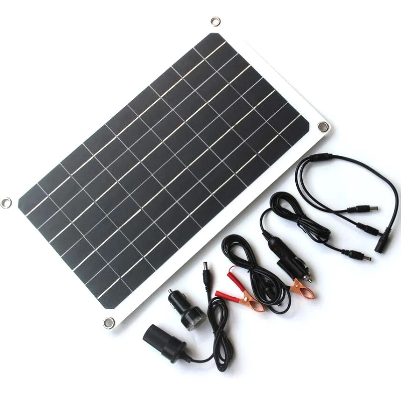 

20W Solar Battery Charger 18V Solar Powered Battery Maintainer & Charger,Suitable for Automotive, Motorcycle, Boat, Marine, RV,