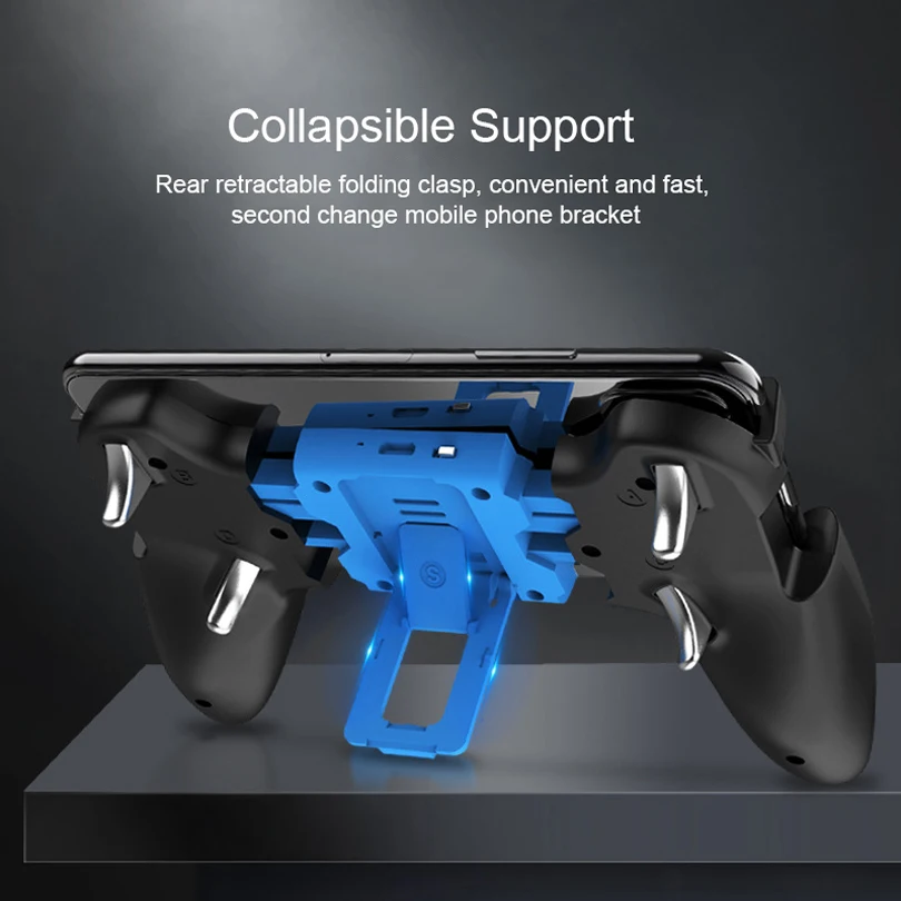  PUBG Mobile S7 Rechargable Wireless Gamepad Joystick Game Holder Bluetooth Controller for iOS 2-in-