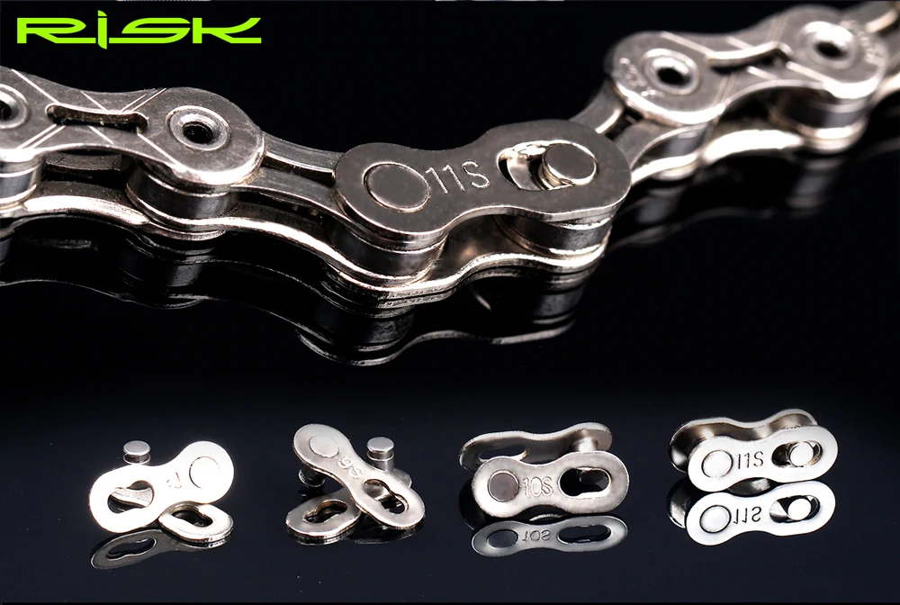 Flash Deal 5 Pair Bike Chain Quick Link Mountain Bicycle Bike Chain Missing Quick Connector Connecting Master Link for 6 7 8 9 10 11 Speed 1