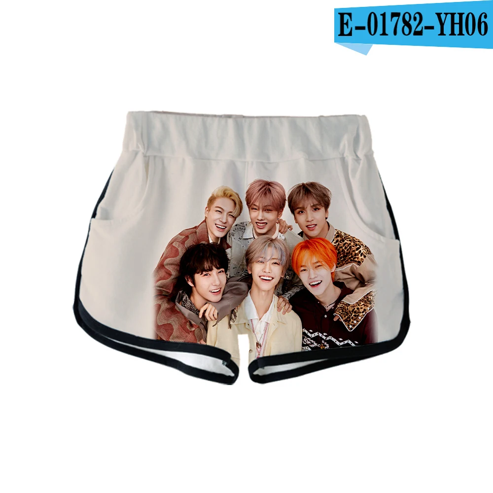 Новинка г., KPOP NCT DREAM, альбом WE BOOM с 3d принтом, летние женские повседневные милые шорты для девочек,, сексуальные шорты, одежда - Цвет: YH06