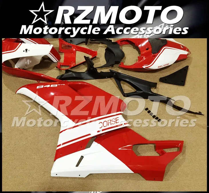 Мотоциклетный обтекатель abs подходит для DUCATI 848 1098 2007-2012 корпусные детали прессформы Магазин № 0399