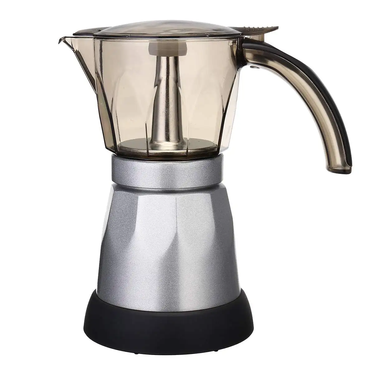 

6 Cups 50ml Portable Electric Coffee Maker Stainless Steel Espresso Italian Mocha Coffee Pot For Home Kitchen Coffee Making
